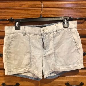 Vince light wash denim shorts